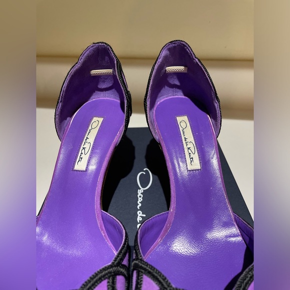 Oscar de la Renta ‘Brendita’ Suede Heels Size 5 main image 5